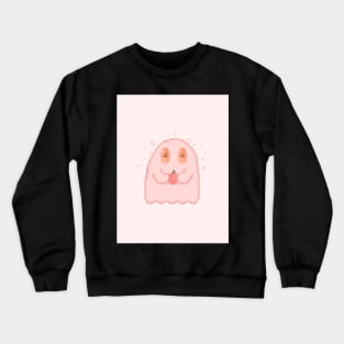 Peach Ghost Crewneck Sweatshirt